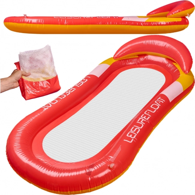 Materassino da spiaggia gonfiabile rosso