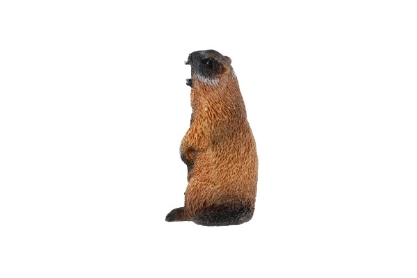 Marmotta dei boschi in plastica 6cm in sacchetto