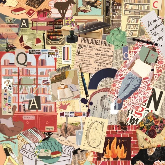 Puzzle Clementoni More is More: Libri e Scrittura 1000 pezzi