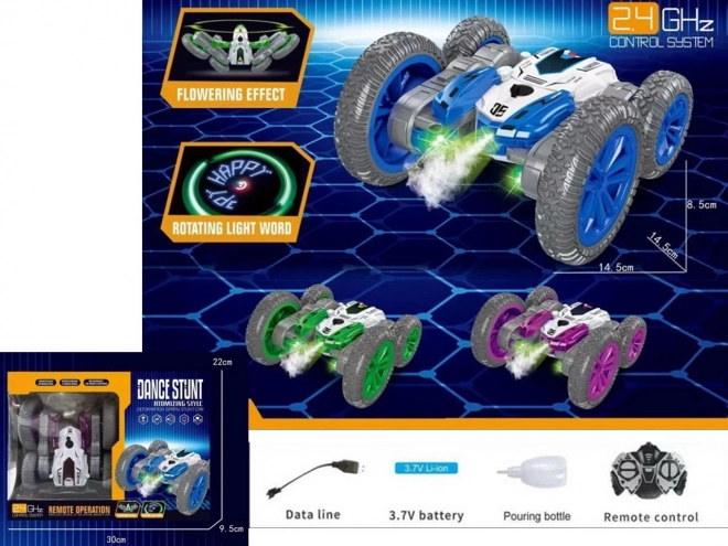 Modello R/C su ruote con ricarica USB