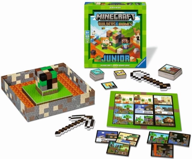 Minecraft: builders & biomes junior - gioco da tavolo