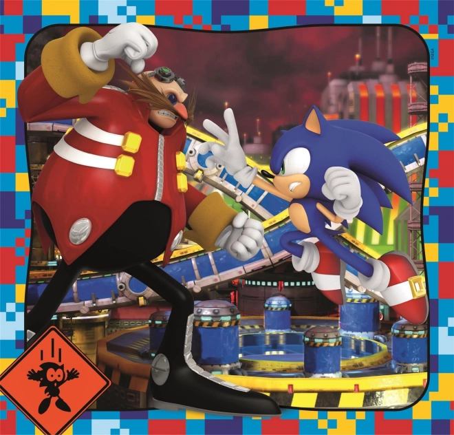 Puzzle 3x48 pezzi Sonic