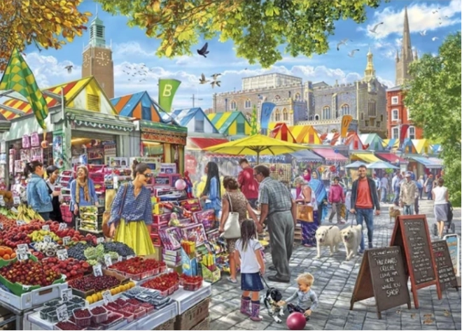 Puzzle Mercati di Norwich 1000 pezzi Gibsons