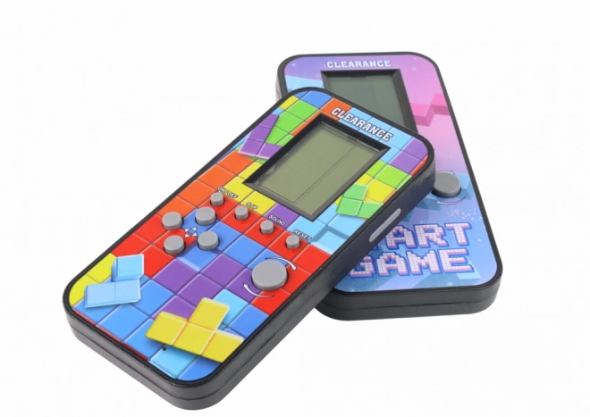 Gioco elettronico logico Tetris con forma di telefono