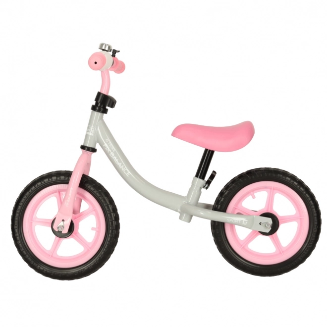 Bicicletta senza pedali Trike Fix Balance ultra leggera grigio rosa – bianco-rosa