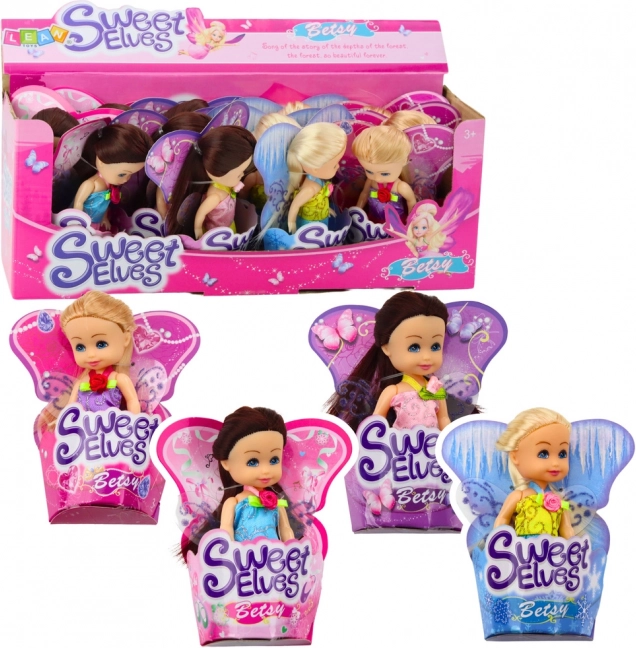 Mini Bambola Elfo Betsy 11,5 cm Diversi Modelli