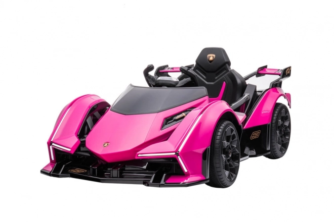 Auto elettrico per bambini Lamborghini GT nero – Rosa