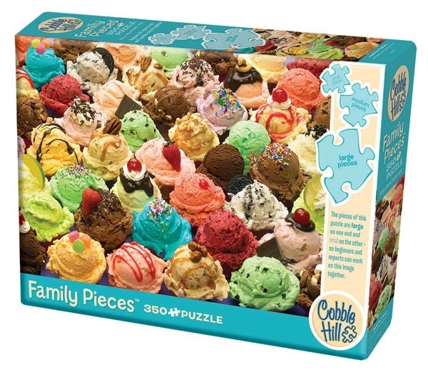 Puzzle famigliare gelato COBBLE HILL da 350 pezzi