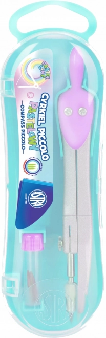 Compasso ASTRA con mine di ricambio, colori pastello