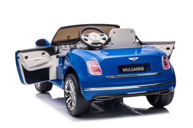 Auto Elettrico per Bambini Bentley Mulsanne Blu Lucido