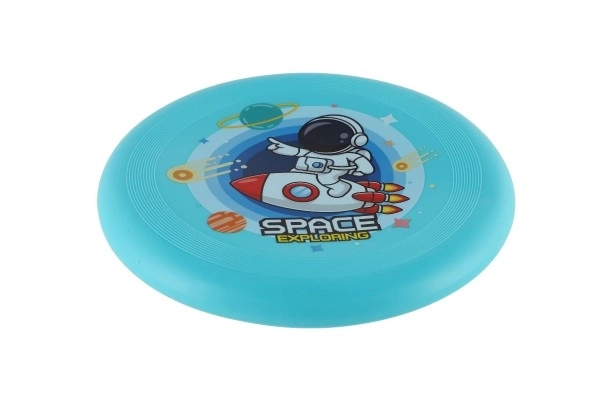 Frisbee di gomma 18 cm colorato per bambini