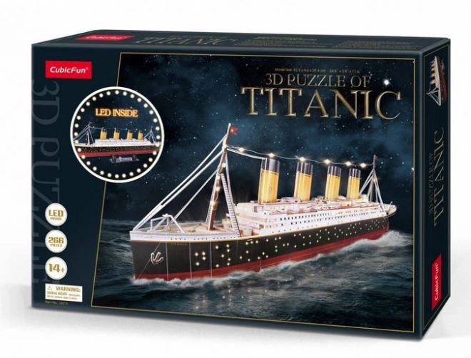 Puzzle 3D Titanic con LED