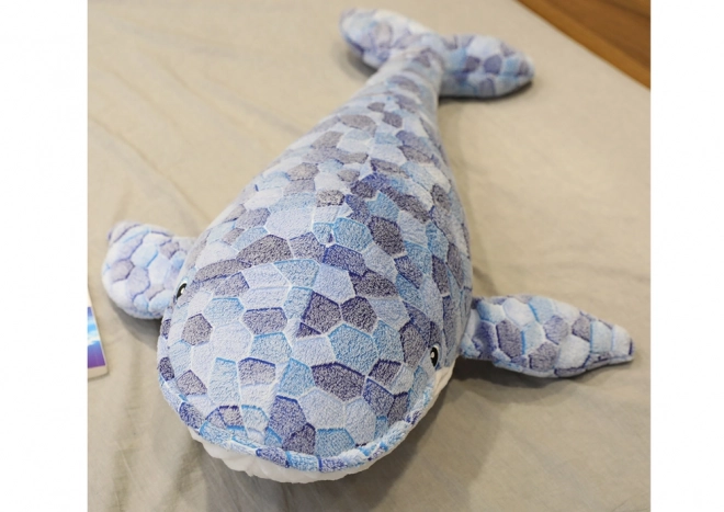 Balena di Peluche Grigia 90 cm