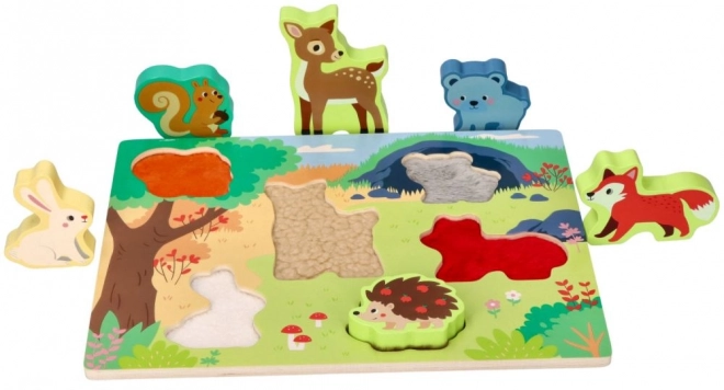 Puzzle 3D animali selva