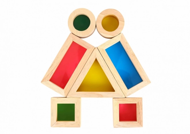 Blocchi di legno colorati con specchi TOOKY TOY