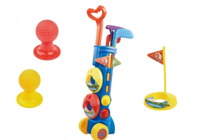 Set Mini Golf con Carrello per Bambini