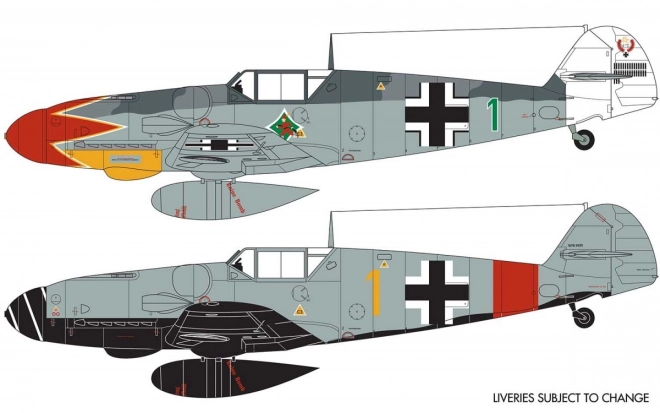 Modello in plastica Messerschmitt BF109G-6 scala 1/72