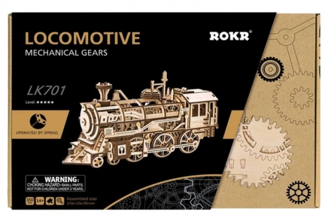 Puzzle 3D in Legno Locomotiva ROBOTIME Rokr 350 Pezzi