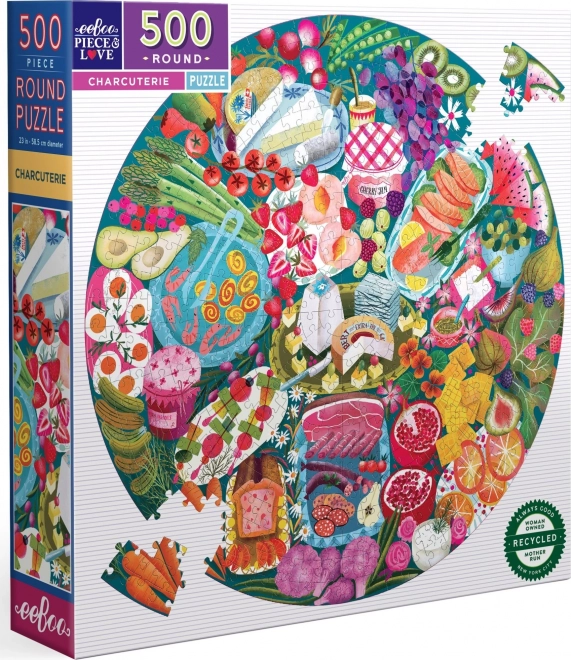 Puzzle tondo Charcuterie 500 pezzi