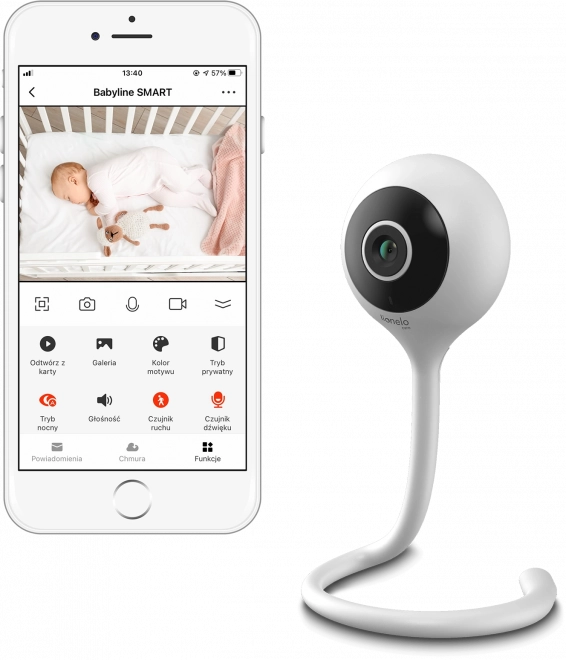 Videocamera per bambini Babyline Smart di Lionelo