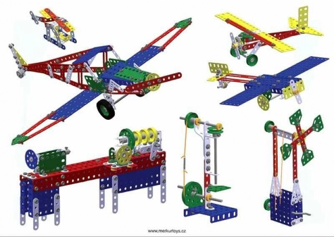 Set di Costruzione Merkur 4 con Modelli Multipli