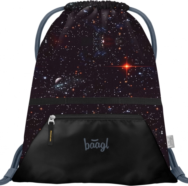 Set scolastico BAAGL: Zippy Plus Pixel Space - cartella, astuccio, sacchetto
