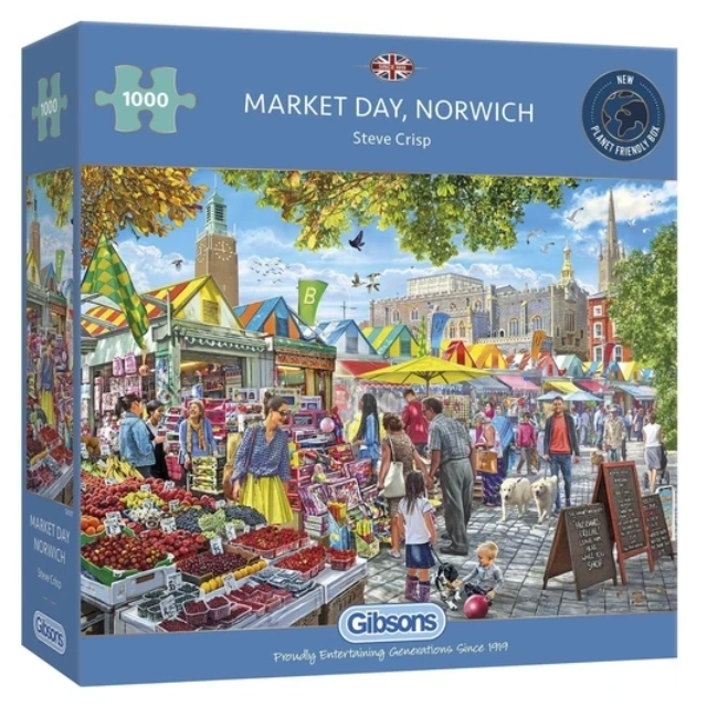 Puzzle Mercati di Norwich 1000 pezzi Gibsons