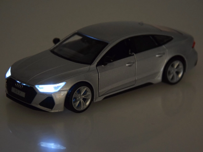 Modellino Auto Audi RS 7 Sportback in Metallo Scala 1:35 con Luci e Suoni