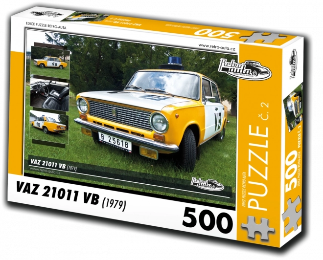 Puzzle Auto d'Epoca VAZ 21011 VB (1979) 500 pezzi