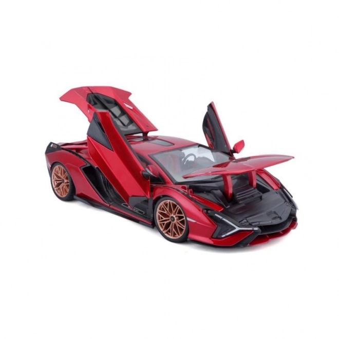 Modello Lamborghini Sián FKP 37 Rossa in Metallo di Bburago