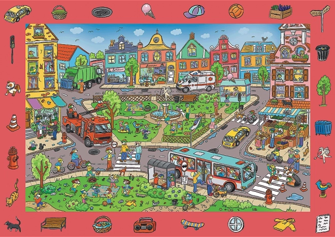 Puzzle Osservazione 100 Pezzi Spy Guy - Città