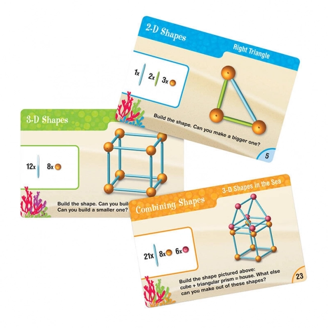 Set di costruzione di forme geometriche per bambini