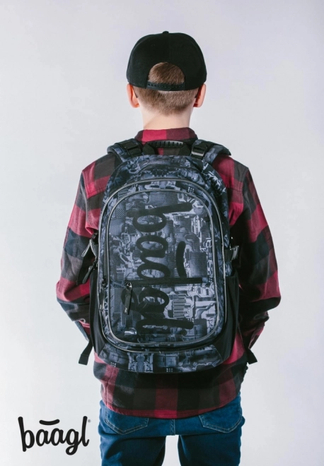 BAAGL Zaino scolastico Core Technic