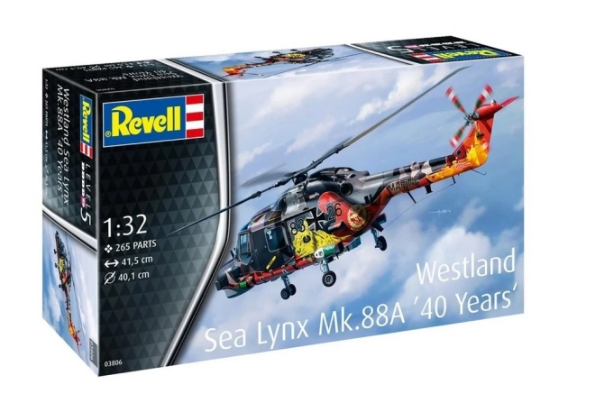 Modello di elicottero Westland Lynx Verniciatura Speciale 1/32