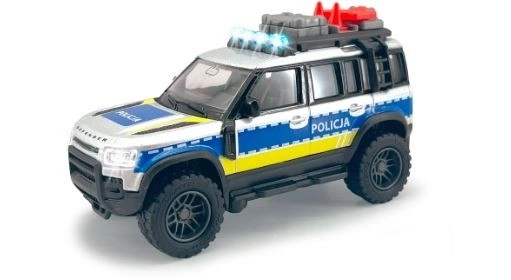 Fuoristrada Polizia Land Rover Majorette