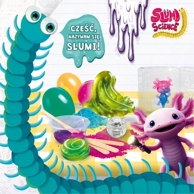 Slumi Science set - giocattolo schiacciabile luminoso