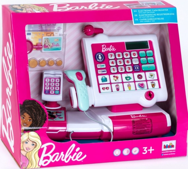 Cassa della Barbie con scanner