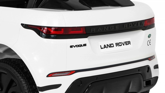 Macchina elettrica Range Rover Evoque bianca