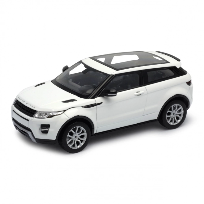 Modello Land Rover Evoque Welly in scala 1:24 bianco