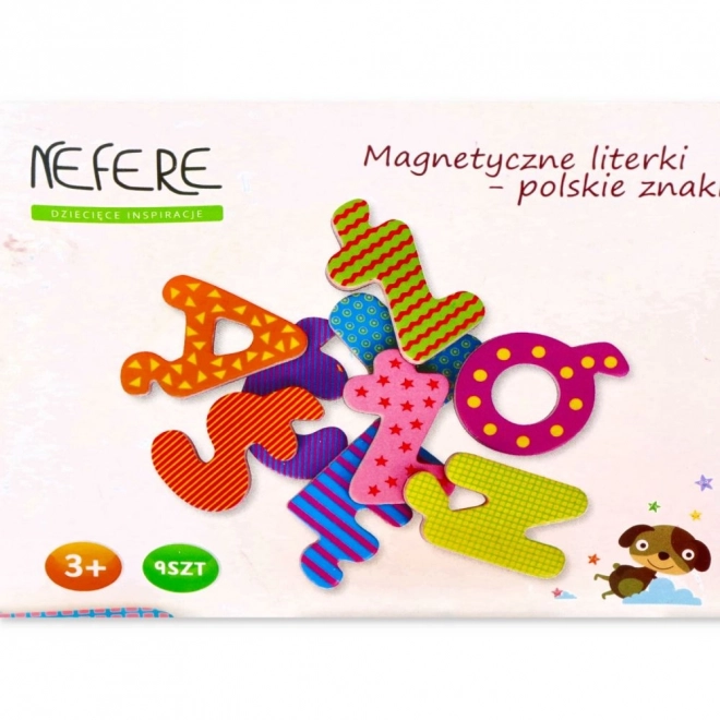 Lettere magnetiche con caratteri polacchi