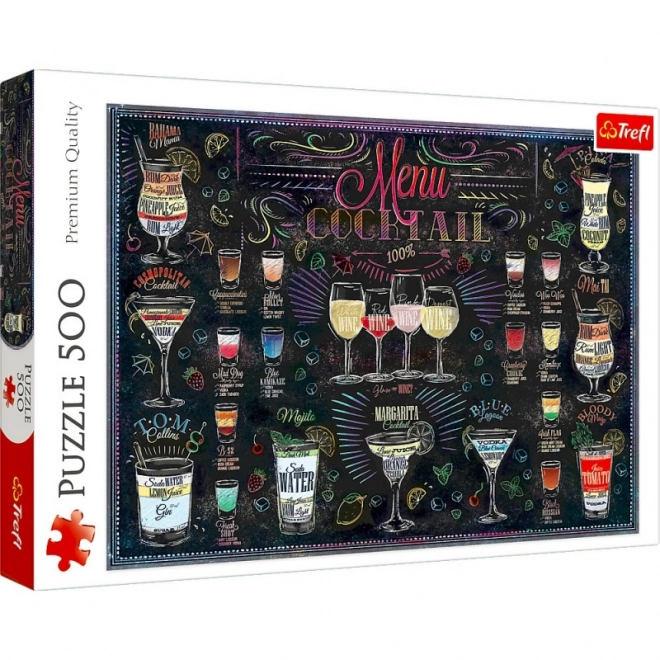 Puzzle Menu Cocktail 500 pezzi