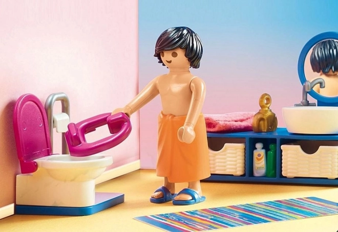 Bagno con vasca da bagno Playmobil Dollhouse