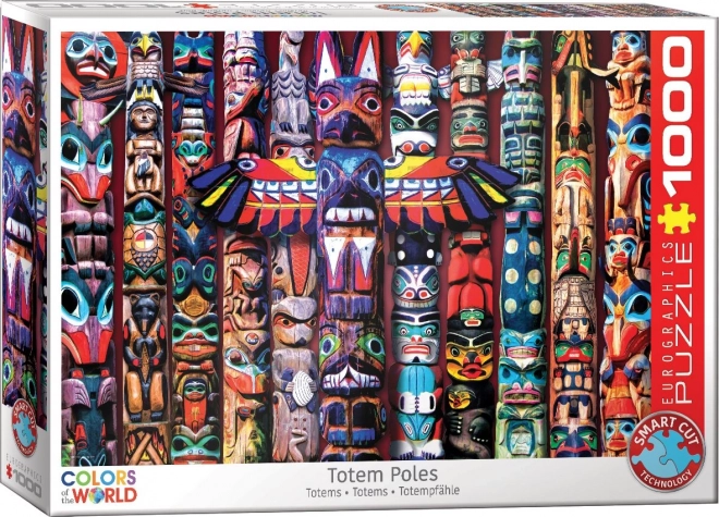 Puzzle Totem indiani 1000 pezzi