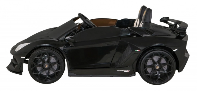 Lamborghini SVJ DRIFT pro 2 bambini nero + funzione Drift + telecomando + MP3 LED + avvio lento