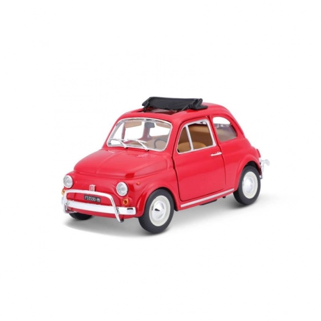 Modellino Fiat 500L (1968) rosso in scala 1:24