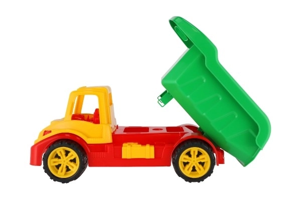 Grande Camion Ribaltabile Rosso-Verde per Bambini