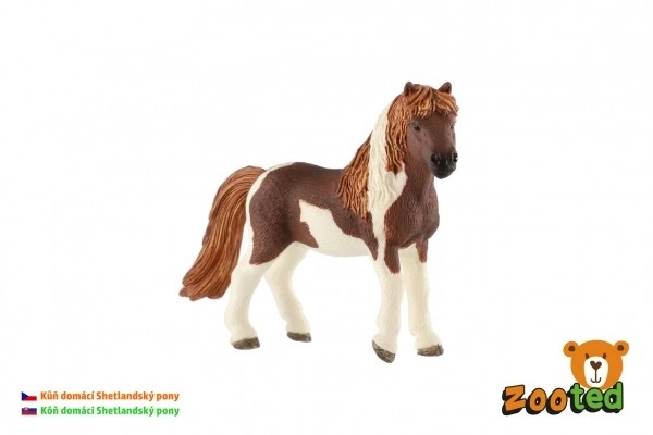 Pony Shetland di plastica 12cm in sacchetto