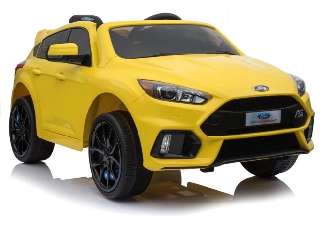 Auto elettrico bambini Ford Focus RS giallo