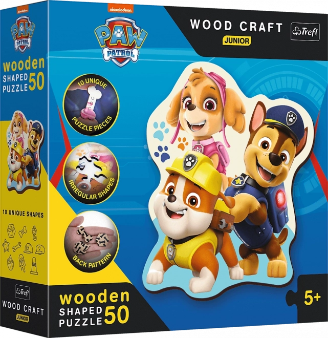 Puzzle di legno 50 pezzi Paw Patrol