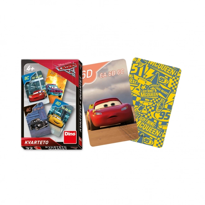 Gioco di carte Cars 3 Kvarteto